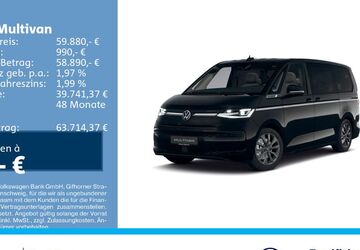 VW T7 Multivan 4.996 km 59.880 &euro; Recklinghausen 45663
