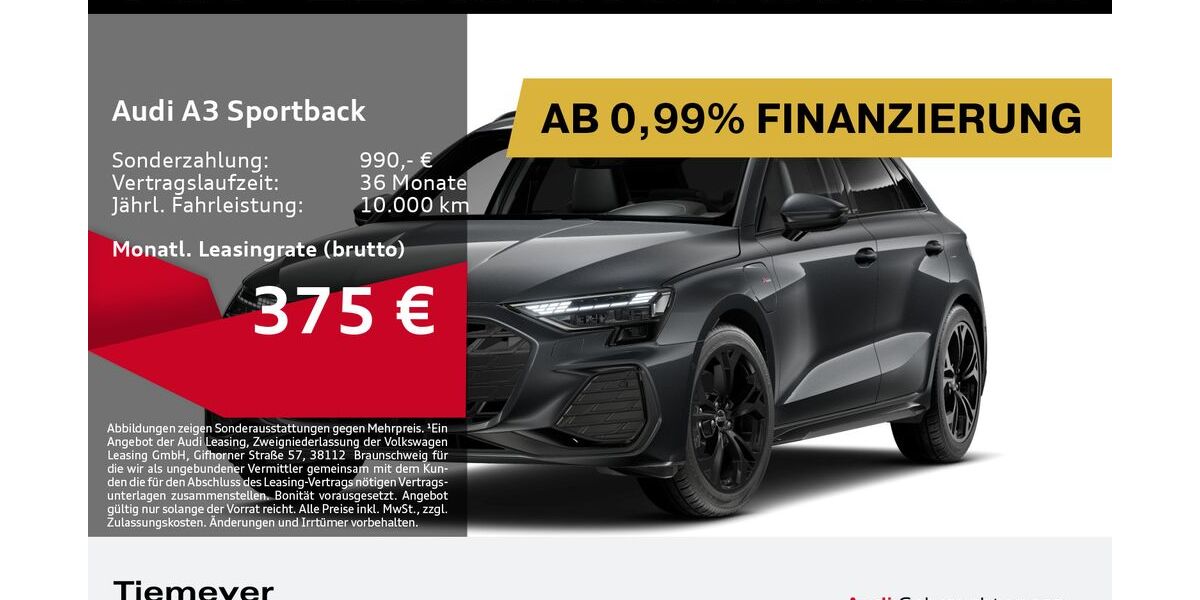 Audi A3 10.277 km 40.490 &euro; Oberhausen 46047