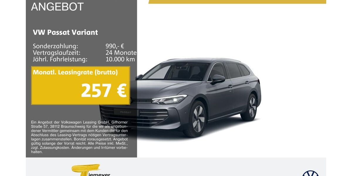 VW Passat Variant 5.399 km 34.290 &euro; Herne 44653