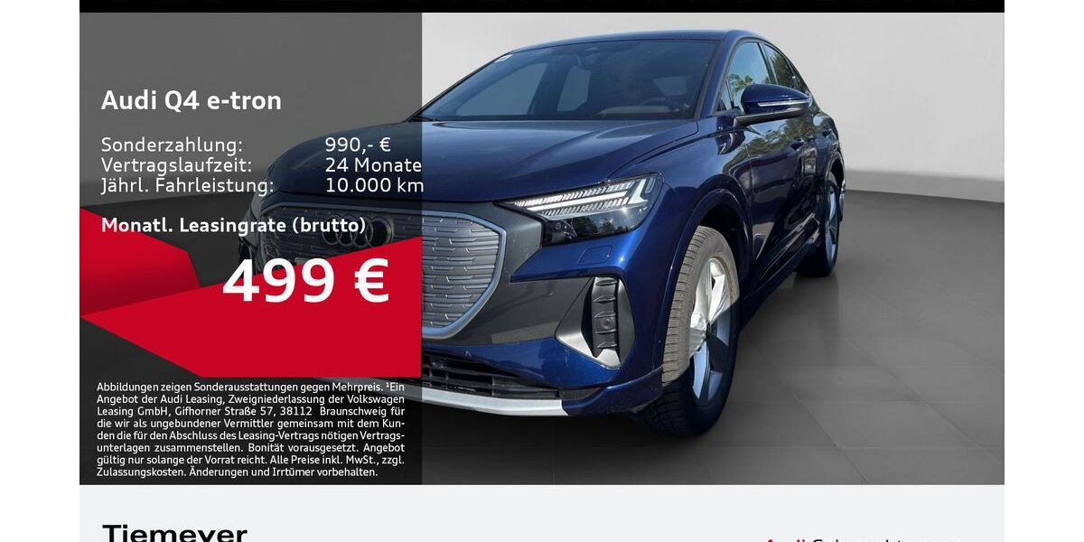 Audi Q4 e-tron 10.442 km 42.230 &euro; Gelsenkirchen 45894